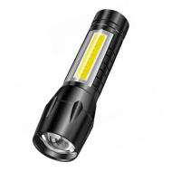 Linterna Portátil Mini Q5+COB Con Luz Fuerte Recargable USB Modos 3 Linterna De Camping Al Aire Libre Antigolpes Y Impermeable - details 16