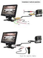 Cámara De Visión Trasera RV Con Monitor De Pantalla LCD De 7 Pulgadas Para Coche Bus Asistencia En Estacionamiento - details 4