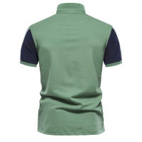 2024 Primavera y novedad de verano estilo POLO con cuello solapa color de moda simple a juego casual camiseta de manga corta para hombres - details 2