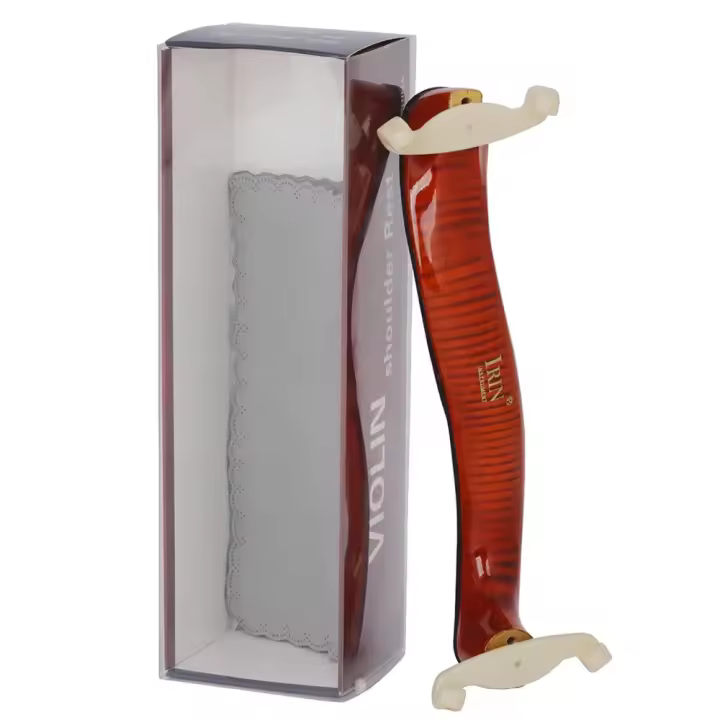 Almohadilla De Hombro Para Violín De Madera Sólida De Alta Calidad Accesorios Para Instrumentos Musicales Ajustable Soporte De Descanso Para Violín 3/4 4/4 Patrón Tigre - 1