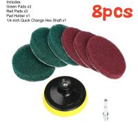 Kit De Cepillo Eléctrico Para Limpieza De Coche Azulejos Baño Cocina Escobillas Plásticas Esmerilador Eco-amigable Tamaño 4 Pulgadas - details 4