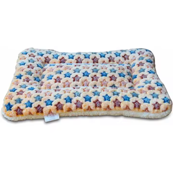 Colchón para perros, alfombrilla para perros, colchón autocalentable para perros y gatos pequeños y medianos para mantener la cama cálida y cómoda (amarillo, 47 x 33 cm) - 1