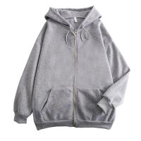 Chaqueta De Moda Para Hombre Con Capucha Y Cierre De Cremallera Manga Larga Suelta Y Casual Ropa De Calle Outerwear Para Primavera Y Otoño - details 1