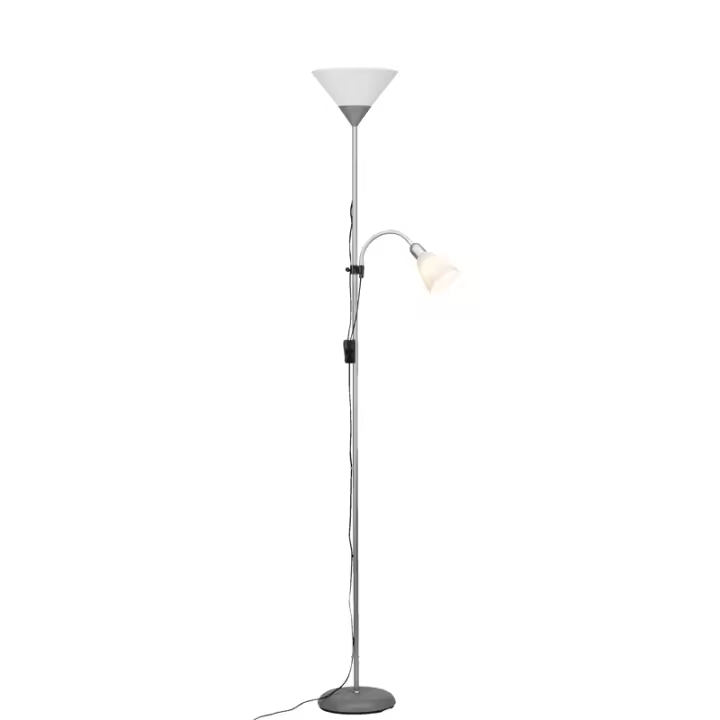 Lámpara de Pie 2 brazos 1.8M Ideal para Salones y Estudios Diseño Moderno y Funcional Lampara de Lectura Orientable - 1