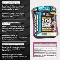 Life Pro Creatine Monohydrate 200Mesh 300g Lollipop – Creatina Pura de Alta Calidad para Potenciar tu Rendimiento Deportivo - details 1