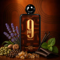 9 PM Elixir - Afnan - EDP 100ml. - Perfume Dulce, Gourmand. - Especiado Amaderado - Original - details 0