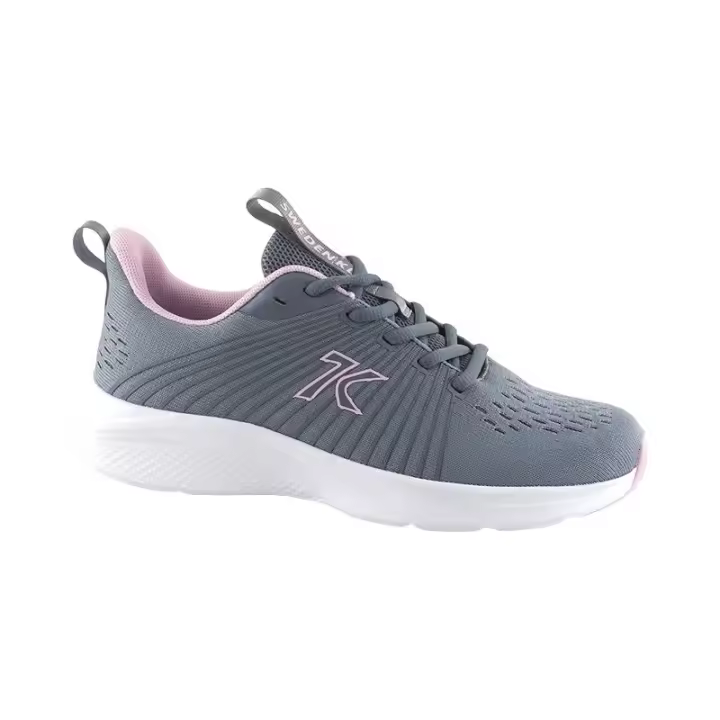 Sweden Kle Deportivo Mujer Con Plantilla Confort  Referencia: 252121 Gris Sweden Kle Zapatilla deportiva mujer cómoda y ligera fabricada en Textil transpirable color gris con detalles rosas.  * Plantilla confort.  * Suela liger - 1