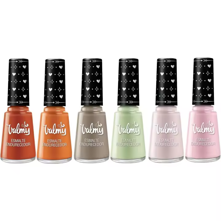 Valmy VALMY Pack 6 Esmaltes de Uñas Normales, Secado Rápido, Duración 7 Días, Bohemian (Enamorada #272; Soñadora #273; Hipster #274; Vintage #275; Creativa #276; Extravagante#277), 14ml - 1