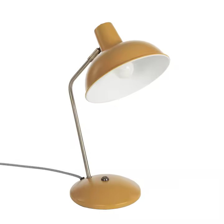 Ledkia Lámpara Flexo Escritorio de Metal Sahani Mostaza - 1