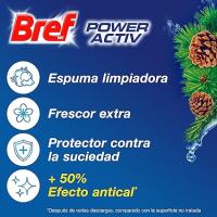 BREF Power Activ Natura Cesta WC (1 unidad), limpia baño para un WC siempre limpio y fresco, limpiador de baños con fórmula antical que elimina la suciedad - details 1