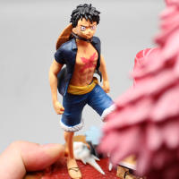 Figura De Acción One Piece Donquixote Doflamingo Vs Luffy 21cm PVC GK Estatua Modelo De Colección Decoración Para Escritorio Juguetes - details 11