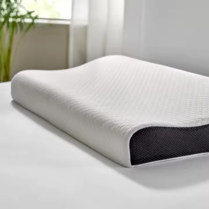 Pikolin Home - Almohada Viscoelástica Aloe Vera - Transpirable, Doble Funda, Firmeza Media, para dormir boca arriba o de lado - 1