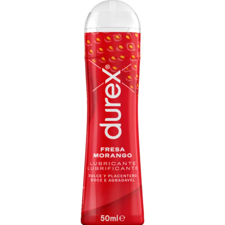 DUREX - LUBRICANTE PLAY FRESA 50 ML - IDEAL PARA UNA EXPERIENCIA DELICIOSAMENTE INTIMA - 1