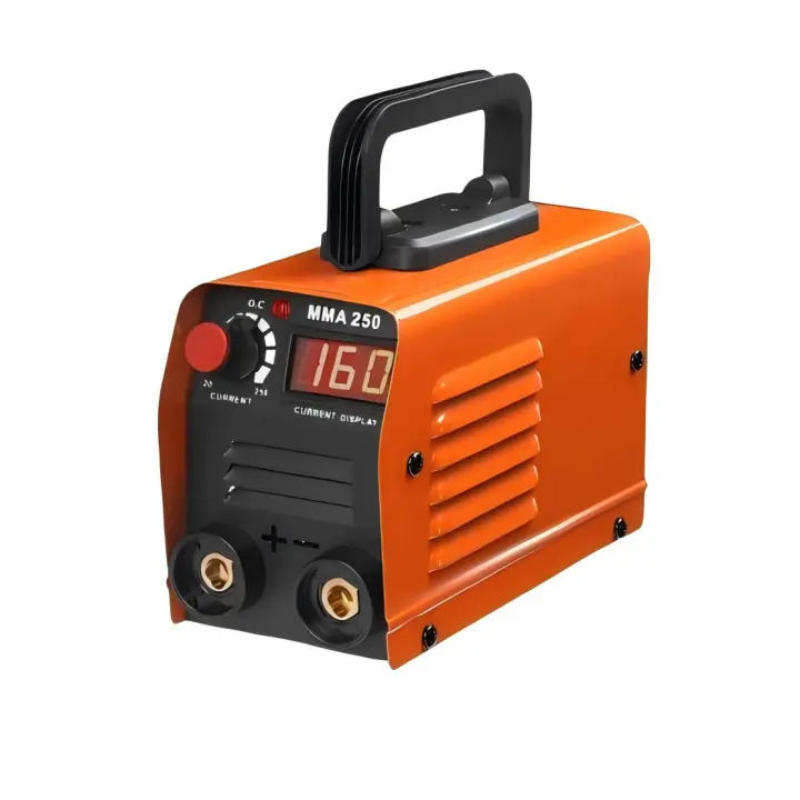 Máquina de soldadura portátil MMA-250, soldador eléctrico de arco inversor, corriente ajustable, compacta, con caja de almacenamiento de herramientas Herramienta de Soldadura Eléctrica de Precisión - 1