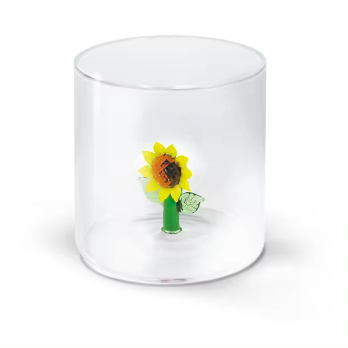 Decoración de girasol WD LifeStyle Borosilicate Cc Glass 250 ml - 1