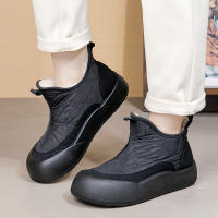 Botas De Invierno Para Mujer Con Forro De Poliéster No Escurridizas Y Suela Gruesa Botines Casuales De Algodón Suave Y Cómodos Para Hielo Y Nieve - details 16