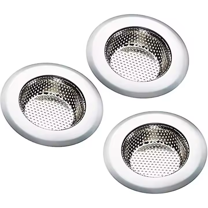 3PCS Stainless Steel Kitchen Sink Strainer - 1