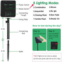Nueva 2024 Cadena De Luces Solares Para Bollos De Burbujas Impermeable Para Camping Decoración De Navidad Exterior Luz De Ambiente Para Campamento - details 8