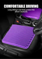 Almohadilla De Asiento Gel Automotriz Para Verano Transpirable Diseñada Para Aliviar Dolor De Columna Y Coccyx Para Oficina Y Silla De Ruedas - details 6