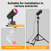 Resaltadores LED RGB Multicolor Con Posibilidad De Ajuste De Brillo Lámparas De Techo Para Ambiente Hogar Fiesta Boda Festivales Escenario Instalación En Foyer Material Aluminio Certificación CE CCC ROHS Garantía 1 Año - details 13