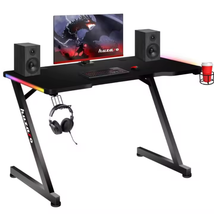 Escritorio de juego Huzaro Hero 2.5 RGB LED - 1