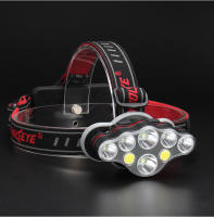 Lámpara Frontal Recargable Con 8 LED Y Luz Roja USB Para Correr Cazar Caminar Y Acampar Con 8 Modos De Iluminación - details 8