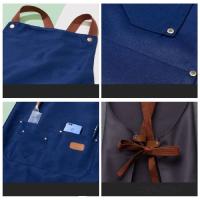 Aguasaloza Chaleco De Hombro Para Hombres Y Mujeres Apron De Cocina Para Salon De Belleza Barbacoa Limpieza Delantal De Algodón Sin Mangas Estilo Sencillo - details 1
