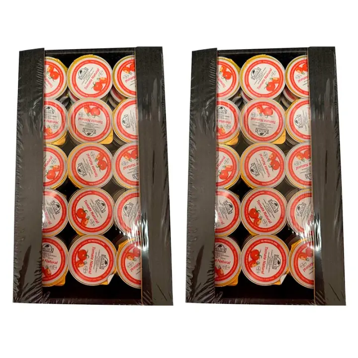Deliex - Monodosis Tomate natural rallado, 90 unidades x 25 gr de tomate en pequeñas porciones para desayunos y meriendas, genial para llevar y para no desperdiciar. - 1