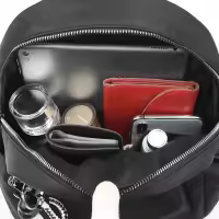 Mochila informal de gran capacidad para Mujer, Bolso hombro Canvas impermeable, antirobo, Estill - details 24