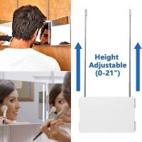 Espejo De Maquillaje Plegable Con Tres Espejos De 360 Grados Telescopio Para Autoestilización Coloreado De Cabello Y Peinado DIY Corte De Cabello - details 9