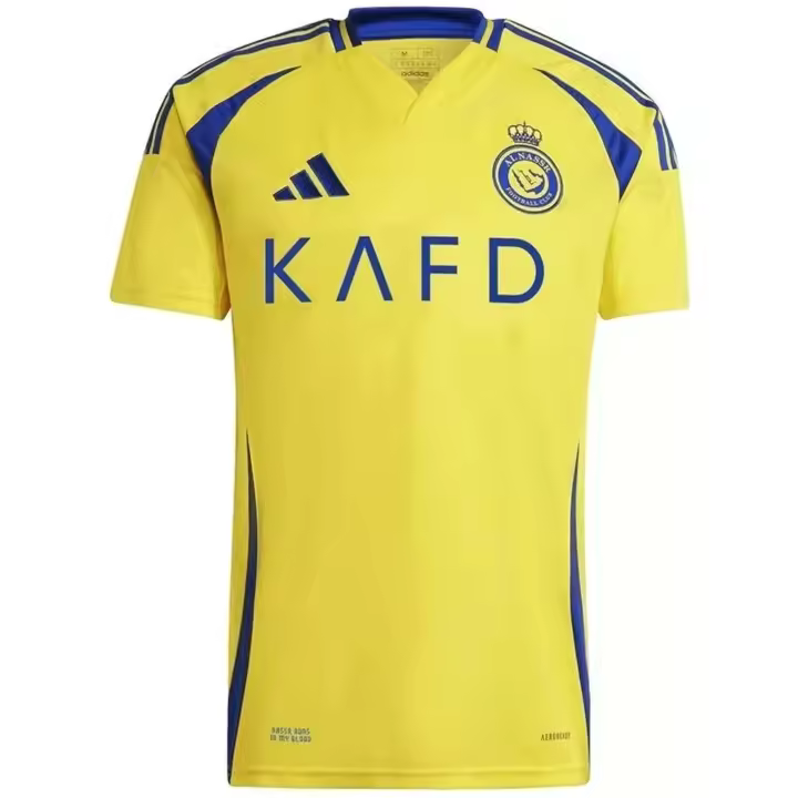 Camiseta De Manga Corta Adidas modelo Al Nassr FC 24/25 Home "Impact Yellow / Royal Blue" para Hombre en color Amarillo - 1
