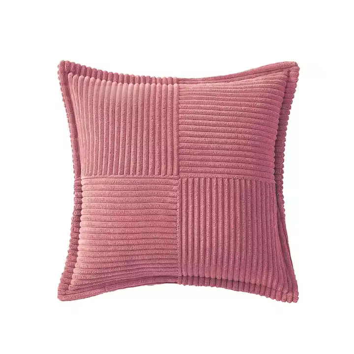 Fundas de almohada de PANA con Empalme suave sofá almohada cubre costas Ado Rayado decorativo texturizado - 1