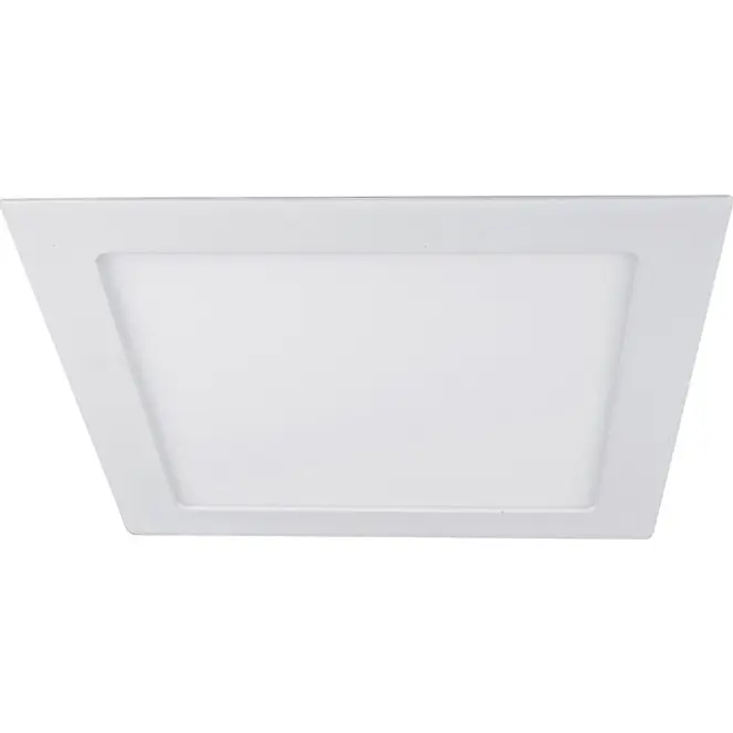 Foco empotrable EURO cuadrado 1x20W LED 1282lm 6400K L.22,5xAn.22,5xAl.0,2cm Blanco - 1