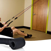 Anclaje De Puerta Para Bandas De Resistencia Con Espuma De Almohadilla Accesorios Elásticos Para Ejercicios De Cuerda En Casa Entrenamiento Muscular Fitness Unisex - details 6