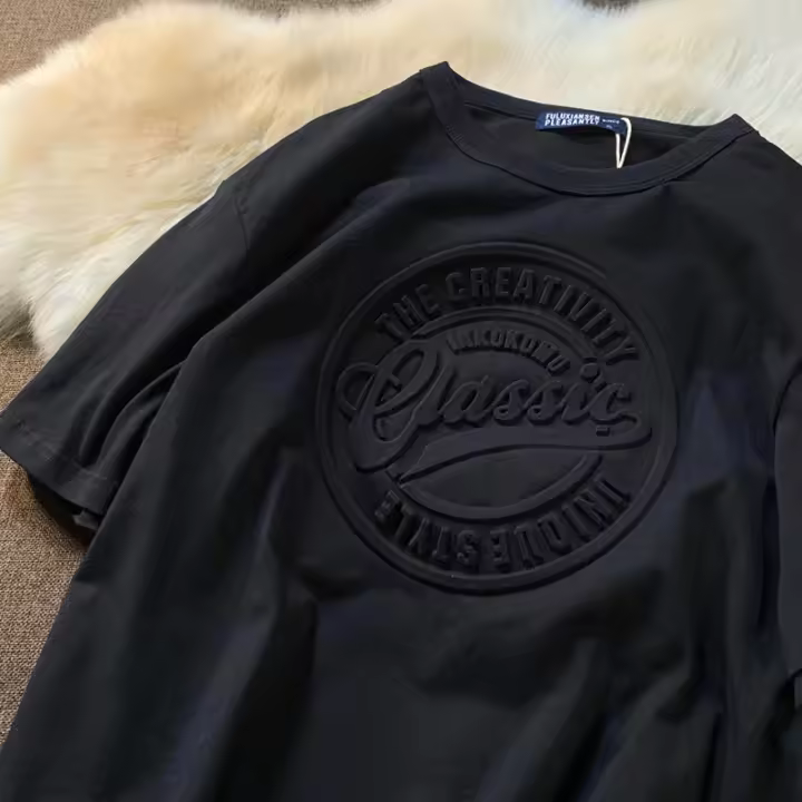 Camiseta Vintage Con Estampado 3D De Sellado En Acero Para Hombres Camiseta Corta Casual Para Parejas Camisetas Sueltas Para Hombres Y Mujeres Para Verano - 1