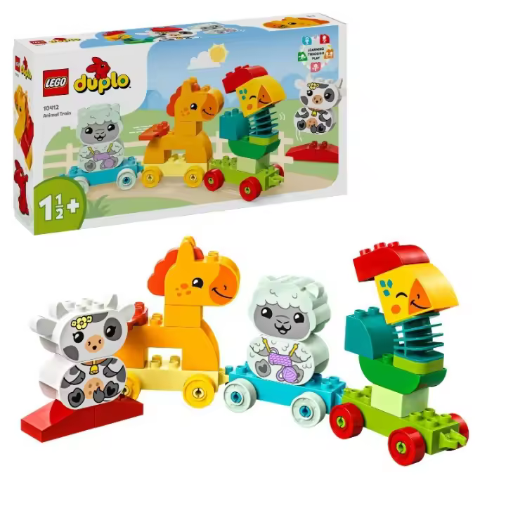 Tren de los Animales LEGO DUPLO Creative Play 10412 contiene 19 piezas - edad a partir de 1½+ años 24L10412 - 1