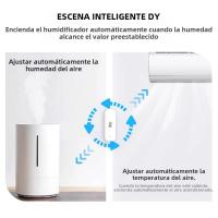 Sensor Inteligente De Temperatura Y Humedad WiFi Control Remoto Por App Compatible Con Alexa Y Google Home Para Interior - details 12