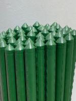 Tutor de arboles con punta de hierro plastificado 1,5mx20mm - Pack de 50uds - Tutor para árboles y plantas de alta resistencia y durabilidad con interior de acero, plastificado en verde y macizo en las puntas. Color Verde - details 0