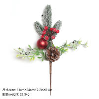 Adorno De Navidad 30CM Árbol De Navidad Ornamento De Nieve Pino Para Decoración Del Hogar Regalos De Año Nuevo Accesorio De Guirnalda - details 14
