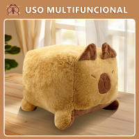 Easyspeed Peluche de Capibara, Peluche de Capybara, Forma Cojín Cuadrado Suave y Cómodo, Peluche Capybara Regalo para Niños y Niñas, Carpincho Kapibara 35 CM - details 2