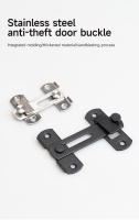 Cerradura De Puerta Deslizante Latch Para Sellado Puerta Deslizante Ángulo De 180 Grados Cerradura De Pared Cerradura De Puerta De Vino Armario Closet Ventana Material De Aluminio - details 0