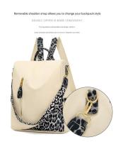 Oxford lienzo estampado de Leopardo Bolsa de hombro Femenino casual versátil Viaje mochila Bolso ligero Bolso de moda - details 6