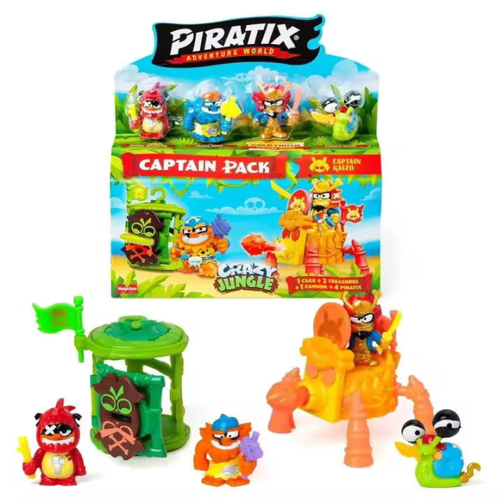 Piratix Crazy Jungle Captain Kaizo Pack Rojo 40805 MAGIC BOX - 1