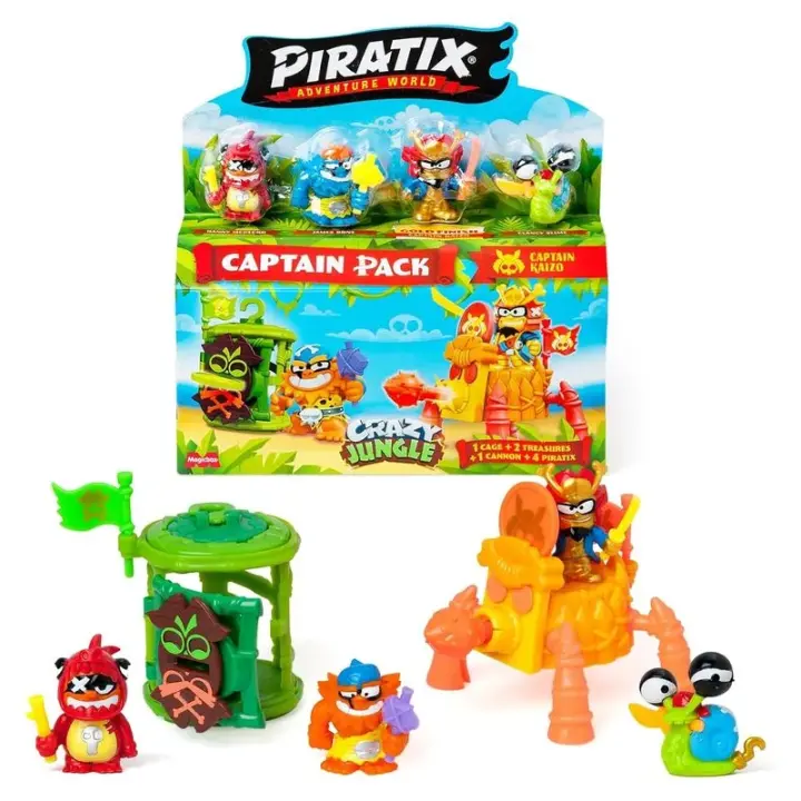 Piratix Crazy Jungle Captain Kaizo Pack Rojo 40805 MAGIC BOX - 1