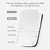 Espejo de Maquillaje Plegable de Viaje, Recargable de 1800 mA portátil Iluminado con Espejo de Aumento de 10x, 3 Colores Regulables, Espejo cosmético Ultrafino con Luces (Blanco) - details 13