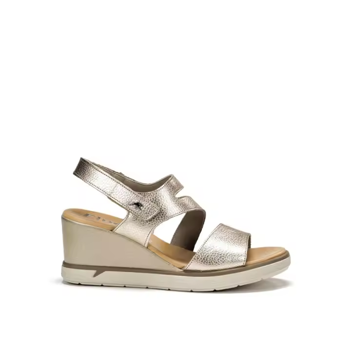 Calzado Sandalias marca Fluchos modelo F1973-Pt para mujer en color metal - 1
