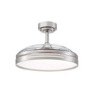 Fabrilamp Ventilador Micenas NIquel 3 Aspas 72W 7200LM 3 COLORES C/REMOTO+ TEMPORIZADOR+ MEMORIA - details 1
