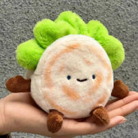 Muñeco De Peluche Xi'an Hamburguesa China Colgante Desmontable Cadena De Llaves Souvenir Turístico De Creación Wenchuang Estilo Comida Material De Relleno PP Algodón - details 5