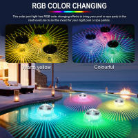 Lámpara Flotante Solar RGB Para Piscina Luz LED Cambiante Color Impermeable Para Jardín Patio Camino Fiesta - details 9