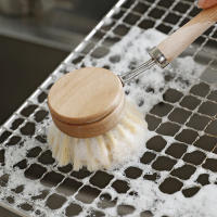 Cepillo De Platos De Madera Duradero Y Portátil Para Limpieza De Cocina Con Sisal Y Coco Ecológico Y Sin Residuos - details 10